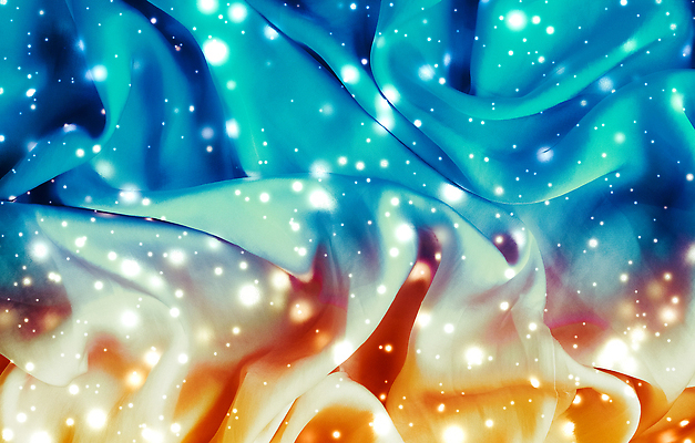 포토 JPG 해외이미지 디자인 백그라운드 사람없음 파란색 반짝임 노란색 화려 고급 실크 부드러움 그라데이션 해외202310 해외포토 컬러 컨셉 모션 직물 감각 파일형식