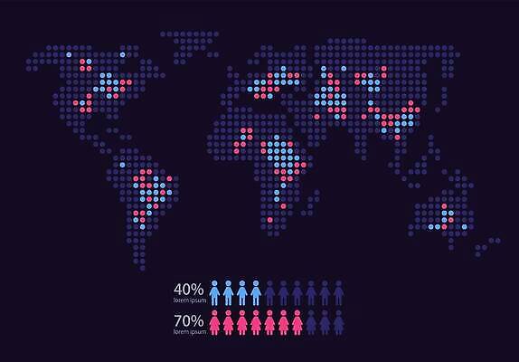 EPS 해외이미지 템플릿 편집 디자인 여자 남자 세계지도 지도 일러스트 텍스트 그래프 설명 그래픽 가로 세계 숫자 자료 공백 인포그래픽 흐름 정보 점 발표 비교 계획 연결 대륙 레이아웃 심플 성별 진행 방법 엘리먼트 인구 타임라인 벡터 카피스페이스 인터랙티브 비어있는 해외202310 해외일러스트 문자 컨셉 모션 사람 파일형식