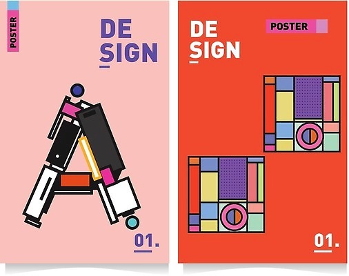 EPS 해외이미지 도형 알파벳 포스터 백그라운드 일러스트 추상 타이포그라피 사람없음 컬러풀 화려 해외202310 해외일러스트 문자 영어 컬러 컨셉 무늬 파일형식 벡터