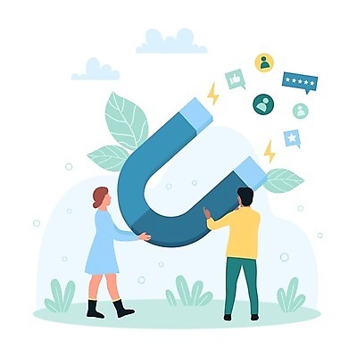 EPS 해외이미지 무료이미지 여자 남자 말풍선 잎 일러스트 들기 성인 디지털 당기기 자석 리뷰 별점 성인만 해외202310 해외일러스트 식물 모션 사람 점수 평가 파일형식 벡터 무료콘텐츠