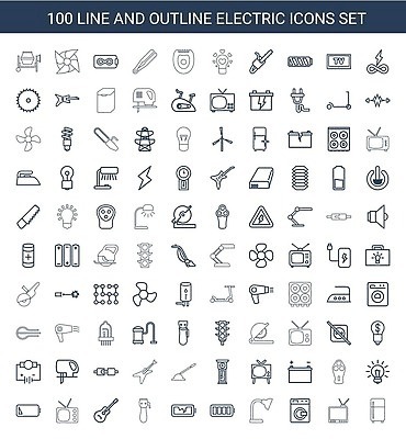 EPS 해외이미지 일러스트 전구 사람없음 텔레비전 스탠드 건전지 드라이어 심볼 냉장고 청소기 면도기 고데기 번개모양 해외202310 해외일러스트 모양 조명 전자제품 위생용품 가전제품 미용용품 번개 청소도구 헤어용품 파일형식 벡터