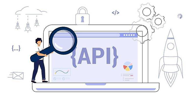 EPS 해외이미지 무료이미지 남자 일러스트 전구 돋보기 자물쇠 한명 들기 성인 노트북 로켓 톱니바퀴 UI 소프트웨어 프로그래머 성인남자한명만 해외202310 해외일러스트 직업 1 모션 사람 전자제품 남자한명만 성인남자만 파일형식 벡터 무료콘텐츠