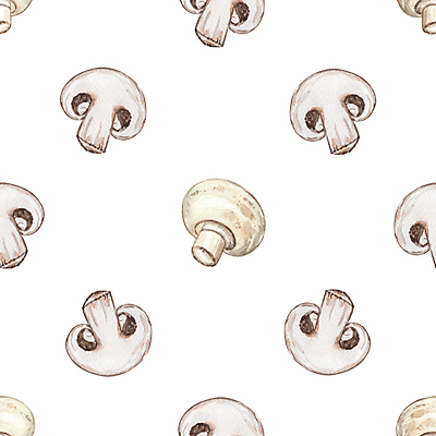 JPG 해외이미지 패턴 일러스트 사람없음 양송이 손그림 해외202310 해외일러스트 무늬 버섯 파일형식