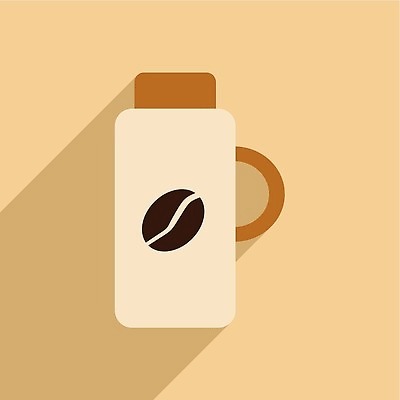 EPS 해외이미지 일러스트 사람없음 플랫 물병 오브젝트 텀블러 해외202310 해외일러스트 컵 물통 파일형식 벡터