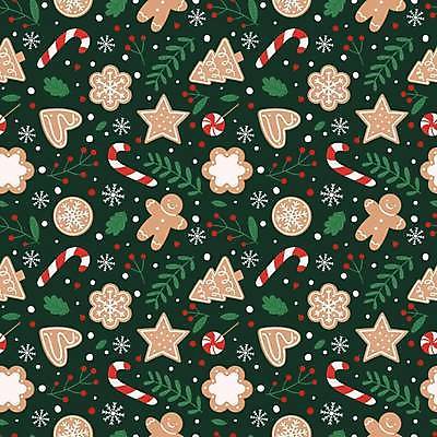 EPS 해외이미지 무료이미지 잎 크리스마스 일러스트 사람없음 초록색 패턴백그라운드 지팡이사탕 크리스마스지팡이 진저쿠키 해외202310 해외일러스트 식물 기념일 컬러 백그라운드 패턴 지팡이 사탕 쿠키 파일형식 벡터 무료콘텐츠
