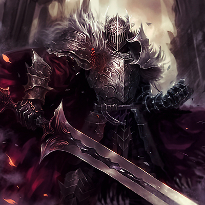 JPG 해외이미지 꽃잎 일러스트 한명 들기 사람 빛 판타지 손들기 중세기사 중세 망토 만화 갑옷 전쟁터 게임캐릭터 대검 웅장함 해외202310 해외일러스트 투구모자 캐릭터 1 꽃 무기 모션 상상 역사 검 보호장비 전쟁 파일형식