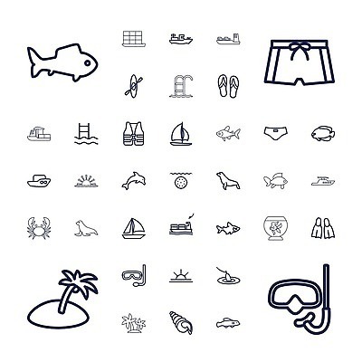 EPS 해외이미지 수영복 바다 일러스트 사다리 조개 슬리퍼 어류 사람없음 게 물개 어항 심볼 돌고래 무인도 해수욕 구명조끼 해외202310 해외일러스트 옷 섬 신발 포유류 휴가 어패류 갑각류 바다동물 수중동물 도구 구조용품 파일형식 벡터