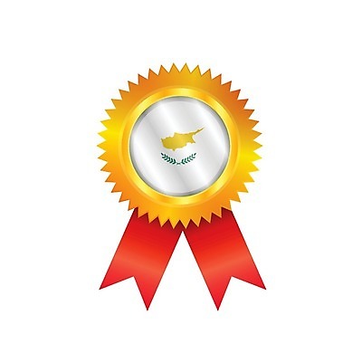 EPS 해외이미지 배너 유럽 리본 일러스트 성공 사람없음 빨간색 세계 라벨 경쟁 흰색 깃발 상패 트로피 메달 심볼 배지 광택 해외202004 해외일러스트 사이프러스공화국 나라 컬러 컨셉 프레임 상_우승 상_상패 파일형식 벡터