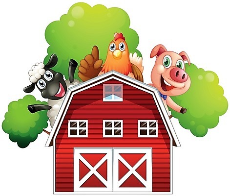 EPS 해외이미지 나무 식물 동물 여자 백그라운드 잎 밭 채소 일러스트 자연 지붕 사람없음 야외 농작물 농장 농경지 흰색 양 돼지 농부 오두막 옥상 그림 외양간 밭일 암탉 해외202004 해외일러스트 직업 컬러 농업 포유류 사람 닭 암컷 생태계 파일형식 벡터