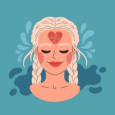 EPS 해외이미지 캐릭터 웰빙 디자인 여자 행복 감정 컨셉 일러스트 아이디어 건강 사랑 사람 뷰티 머리 건강관리 마음 플랫 질병 승낙 긍정 테라피 고립 돌봄 성격 지원 헬프 벡터 정신건강 심리치료 해외202310 해외일러스트 일러캐릭터 의학 모션 관리 신체부위 치료 도움 심리 파일형식