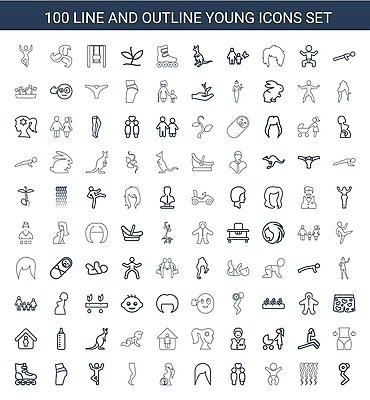 EPS 해외이미지 여자 남자 일러스트 동물원 여러명 성인 운동 아기 토끼 젖병 심볼 유모차 해외202310 해외일러스트 다수 포유류 건강 사람 반려동물 아기용품 파일형식 벡터