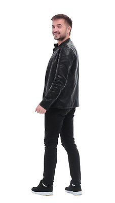 포토 JPG 해외이미지 전신 남자 한명 서기 성인 가죽자켓 성인남자한명만 해외202310 해외포토 1 모션 사람 재킷 남자한명만 성인남자만 파일형식