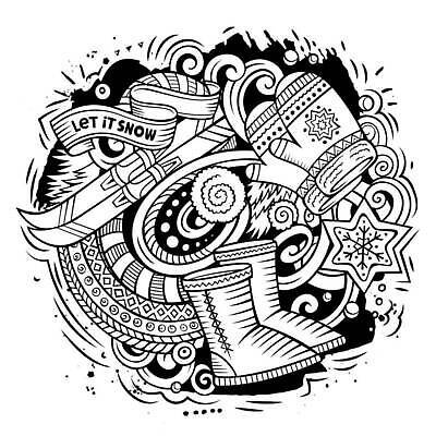 EPS 해외이미지 디자인 옷 계절 어린이 겨울 일러스트 자연 동화 날씨 추상 휴가 새해 부츠 야외 장식 목도리 추위 원형 눈송이 낙서 12월 만화 스케치 라인아트 오브젝트 레이아웃 윤곽 손그림 모음 눈덩이 1월 2월 고립 구성 색칠공부 손모아장갑 해외202310 해외일러스트 도형 잡화 선 장갑 신발 무늬 눈_날씨 미술 사람 한글 학습 색칠 날짜 생태계 파일형식 벡터