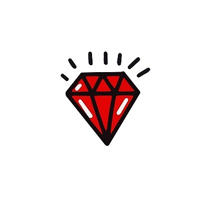 EPS 해외이미지 무료이미지 일러스트 사람없음 빨간색 보석 해외202310 해외일러스트 컬러 광석 파일형식 벡터 무료콘텐츠