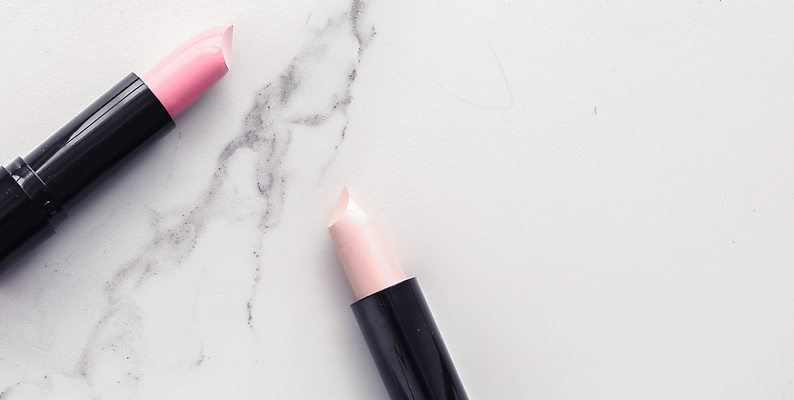 포토 JPG 해외이미지 분홍색 백그라운드 사람없음 립스틱 두개 대리석 카피스페이스 해외202310 해외포토 컬러 2 재료 화장품 공백 파일형식