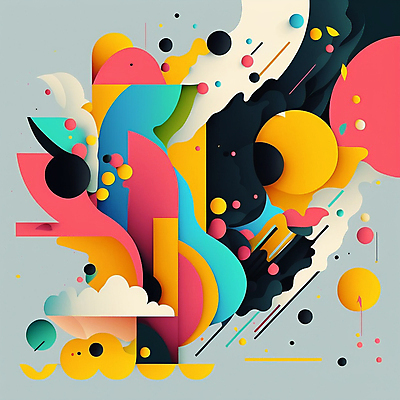 JPG 해외이미지 디자인 예술 선 일러스트 추상 미래 사람없음 컬러풀 원형 화려 입체 기하학 해외202310 해외일러스트 도형 컬러 컨셉 무늬 파일형식