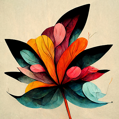 JPG 해외이미지 꽃 백그라운드 일러스트 추상 미술 사람없음 컬러풀 그림 해외202310 해외일러스트 식물 컬러 무늬 문화예술 파일형식