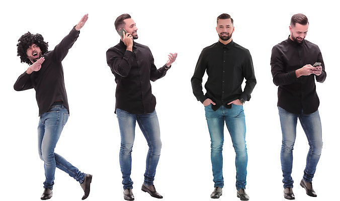 포토 JPG 해외이미지 전신 라이프스타일 옷 남자 행복 백그라운드 컨셉 티셔츠 인터넷 통신 성공 모바일 실내 한명 서기 미소 사람 성인 스마트폰 핸드폰 세트 검은색 흰색 청바지 자신감 메시지 연결 셀프카메라 무선전화기 스마트 모음 온라인 세대 고립 문자메시지 해외202310 해외포토 1 감정 컬러 셔츠 바지 모션 표정 내부 생활 전자제품 스마트기기 사진촬영 전화기 파일형식