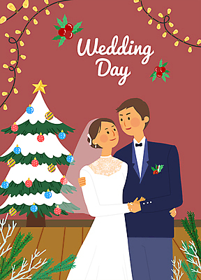 PSD 영어 여자 남자 웨딩드레스 결혼 크리스마스장식 겨울 일러스트 포옹 결혼식 사랑 턱시도 상반신 성인 타이포그라피 두명 크리스마스트리 손잡기 풀 감싸기 신랑신부 알전구 호랑가시나무열매 성인만 국내일러스트 식물 문자 드레스 계절 열매 감정 신부_웨딩 신랑 크리스마스 전구 안기 모션 사람 정장 이벤트 파일형식