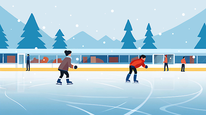 JPG 전신 나무 여자 남자 어린이 하늘색 겨울 일러스트 겨울스포츠 숙이기 소녀 소년 여러명 성인 레포츠 운동 스케이트 눈 빙판 스케이트장 아이스링크 눈내림 설산 국내일러스트 AI일러스트 AI콘텐츠 자연요소 식물 계절 스포츠용품 스포츠 포즈 다수 스포츠시설 레저 날씨 산 눈_날씨 건강 사람 파란색 파일형식