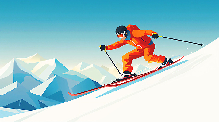 JPG 전신 남자 하늘색 겨울 일러스트 배낭 스키 겨울스포츠 고글 한명 성인 레포츠 운동 설원 눈 헬멧 스키복 폴 내리막 성인남자한명만 스키타기 설산 내려오기 국내일러스트 AI일러스트 AI콘텐츠 자연요소 1 옷 계절 스포츠 가방 모션 레저 날씨 산 눈_날씨 건강 사람 파란색 보호장비 스키용품 남자한명만 성인남자만 파일형식