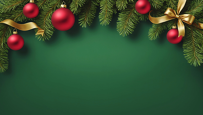 JPG 편집이미지 리본 크리스마스 사람없음 초록색 디지털합성 솔잎 오너먼트 카피스페이스 편집실사 AI포토 AI콘텐츠 기념일 컬러 잎 크리스마스장식 공백 CG 파일형식