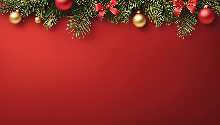 JPG 편집이미지 리본 크리스마스 사람없음 빨간색 디지털합성 솔잎 오너먼트 카피스페이스 편집실사 AI포토 AI콘텐츠 기념일 컬러 잎 크리스마스장식 공백 CG 파일형식