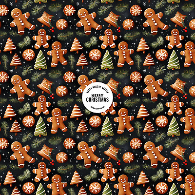PSD 편집이미지 열매 백그라운드 크리스마스 패턴 사람없음 크리스마스트리 눈송이 솔잎 나무모양 진저맨 진저쿠키 이미지편집 모양 식물 기념일 잎 무늬 눈_날씨 쿠키 파일형식