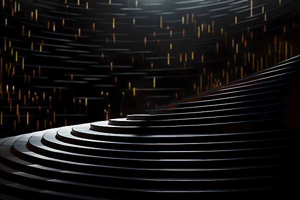 JPG 편집이미지 백그라운드 성공 사람없음 빛 계단 어둠 공간 디지털합성 편집실사 AI포토 AI콘텐츠 컨셉 CG 파일형식