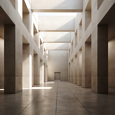 JPG 편집이미지 건축물 백그라운드 사람없음 인테리어 햇빛 공간 흰색 디지털합성 모던 콘크리트 비어있는 편집실사 AI포토 AI콘텐츠 디자인 건축 컬러 태양 CG 파일형식