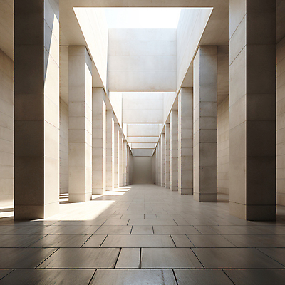 JPG 편집이미지 건축물 백그라운드 사람없음 인테리어 햇빛 공간 흰색 디지털합성 모던 콘크리트 비어있는 편집실사 AI포토 AI콘텐츠 디자인 건축 컬러 태양 CG 파일형식