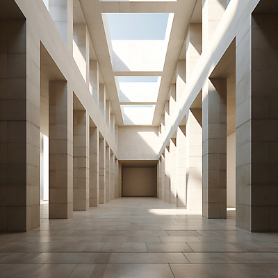 JPG 편집이미지 건축물 백그라운드 사람없음 인테리어 햇빛 공간 흰색 디지털합성 모던 콘크리트 비어있는 편집실사 AI포토 AI콘텐츠 디자인 건축 컬러 태양 CG 파일형식