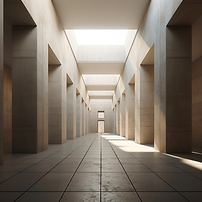 JPG 편집이미지 건축물 백그라운드 사람없음 인테리어 햇빛 공간 흰색 디지털합성 모던 콘크리트 비어있는 편집실사 AI포토 AI콘텐츠 디자인 건축 컬러 태양 CG 파일형식
