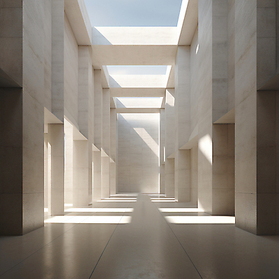 JPG 편집이미지 건축물 백그라운드 사람없음 인테리어 햇빛 공간 흰색 디지털합성 모던 콘크리트 비어있는 편집실사 AI포토 AI콘텐츠 디자인 건축 컬러 태양 CG 파일형식