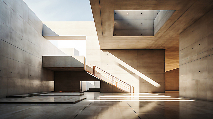 JPG 편집이미지 건축 액자 백그라운드 사람없음 인테리어 햇빛 공간 미술관 전시회 디지털합성 모던 박물관 비어있는 편집실사 AI포토 AI콘텐츠 디자인 태양 전시 CG 파일형식