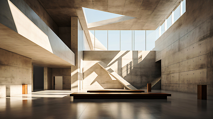 JPG 편집이미지 건축 백그라운드 사람없음 인테리어 햇빛 계단 공간 미술관 전시회 디지털합성 모던 박물관 비어있는 편집실사 AI포토 AI콘텐츠 디자인 태양 전시 CG 파일형식