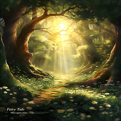 PSD 나무 편집이미지 꽃 상상 자연 동화 사람없음 초록색 판타지 햇빛 풀 숲속 숲 디지털합성 숲길 몽환 편집소스 이미지편집 식물 길 컬러 컨셉 태양 생태계 파일형식