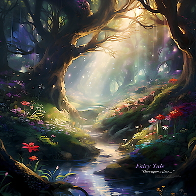 PSD 나무 편집이미지 꽃 상상 자연 동화 사람없음 빛 강 판타지 햇빛 풀 숲속 숲 디지털합성 몽환 편집소스 이미지편집 식물 컨셉 태양 생태계 파일형식