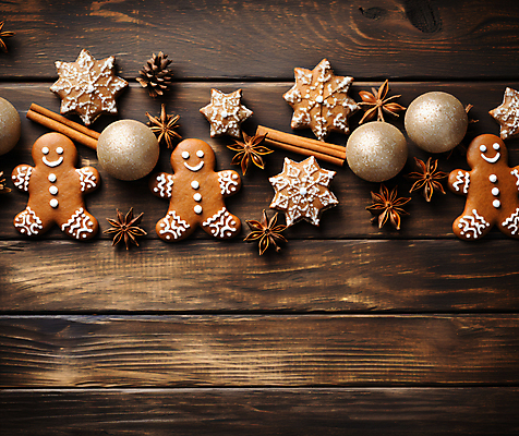 JPG 편집이미지 겨울 사람없음 하이앵글 갈색 눈송이 솔방울 시나몬스틱 진저맨 진저쿠키 오너먼트 카피스페이스 팔각회향 편집실사 AI포토 AI콘텐츠 계절 뷰포인트 컬러 크리스마스장식 눈_날씨 쿠키 공백 향신료 CG 시나몬 파일형식