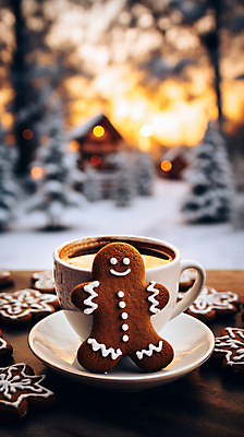 JPG 편집이미지 커피 겨울 사람없음 눈송이 커피잔 나무탁자 블러효과 진저맨 진저쿠키 편집실사 AI포토 AI콘텐츠 계절 음료 탁자 잔 눈_날씨 쿠키 CG 블러 파일형식 효과