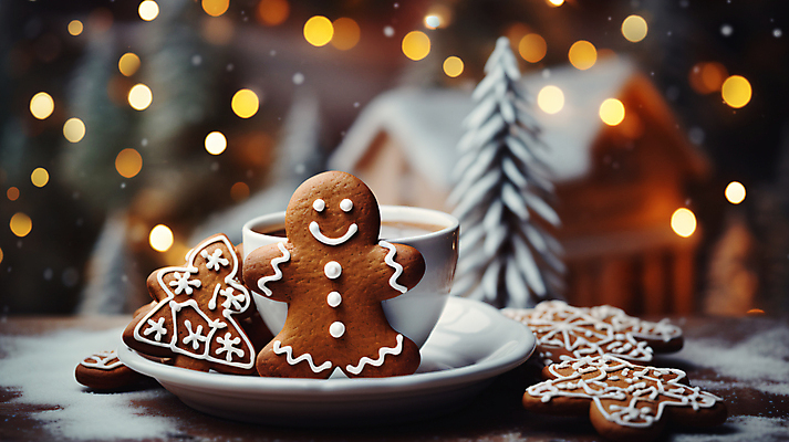 JPG 편집이미지 커피 겨울 사람없음 눈송이 커피잔 보케 빛망울 나무탁자 블러효과 진저맨 트리모양 진저쿠키 편집실사 AI포토 AI콘텐츠 모양 계절 음료 탁자 잔 눈_날씨 빛 크리스마스트리 쿠키 CG 블러 파일형식 효과