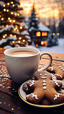 JPG 편집이미지 커피 겨울 사람없음 눈 커피잔 보케 빛망울 나무탁자 블러효과 진저맨 진저쿠키 편집실사 AI포토 AI콘텐츠 자연요소 계절 음료 탁자 날씨 잔 빛 쿠키 CG 블러 파일형식 효과