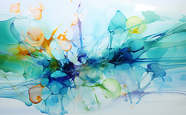 JPG 편집이미지 백그라운드 디지털백그라운드 페인팅 추상 사람없음 그래픽 파란색 페인트 물감 질감 광택 이미지편집 편집실사 컬러 무늬 미술도구 CG 파일형식