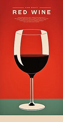 PSD 디자인 포스터 와인잔 일러스트 사람없음 빨간색 와인 레드와인 미니멀 국내일러스트 컬러 술잔 주류 파일형식