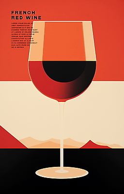 PSD 디자인 포스터 와인잔 일러스트 산 사람없음 빨간색 와인 레드와인 미니멀 국내일러스트 컬러 술잔 주류 파일형식