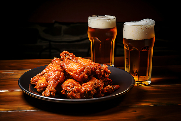 JPG 편집이미지 맥주 사람없음 치킨 양념치킨 닭고기 튀김 닭고기요리 치맥 편집실사 AI포토 AI콘텐츠 음식 주류 육류 CG 파일형식