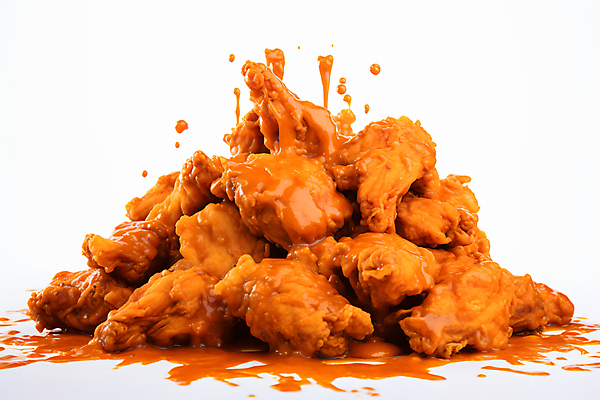 JPG 편집이미지 사람없음 치킨 프라이드치킨 닭고기 흐름 튀김 소스 닭고기요리 편집실사 AI포토 AI콘텐츠 음식 컨셉 육류 양념 CG 파일형식