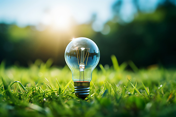 JPG 편집이미지 백그라운드 전구 잔디 사람없음 그린에너지 에코 친환경 편집실사 AI컴퓨터그래픽 AI콘텐츠 식물 환경 에너지 CG 파일형식