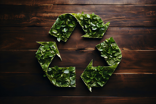 JPG 편집이미지 백그라운드 잎 사람없음 재활용 그린에너지 에코 친환경 재활용표시 편집실사 AI컴퓨터그래픽 AI콘텐츠 식물 표시 환경 에너지 CG 파일형식