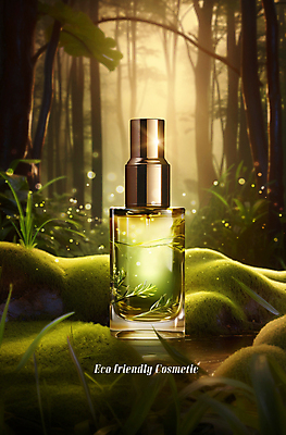 PSD 편집이미지 자연 사람없음 반짝임 화장품 풀 숲 에코 친환경 공병 천연화장품 이미지편집 식물 모션 뷰티 환경 생태계 병_담는 파일형식